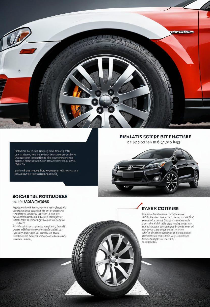 A split-screen image showcasing a frayed car tire on one side representing liability, contrasted with a fully insured and shiny car equipped with safety features on the other side, symbolizing full coverage. Include visual elements like policy documents and safety icons, emphasizing transition and protection. Use bright colors to signify safety and dark colors for risk. super-realistic. vibrant colors. white background.